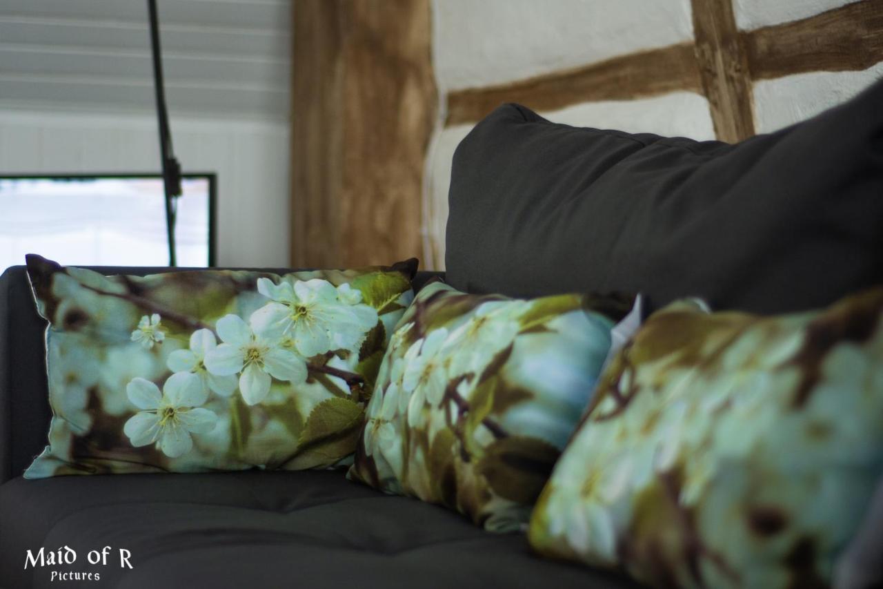 Hof Vierzehnender Im Hohen Venn - 70Qm Fachwerk-Studio - Grosses Wohn-Schlafzimmer Mit Dachterrasse Und Kaminofen - Separate Kueche - Perfekt Fuer Paare - Monschau - Eifel - Hunde Willkommen - Islandpferde Esterno foto