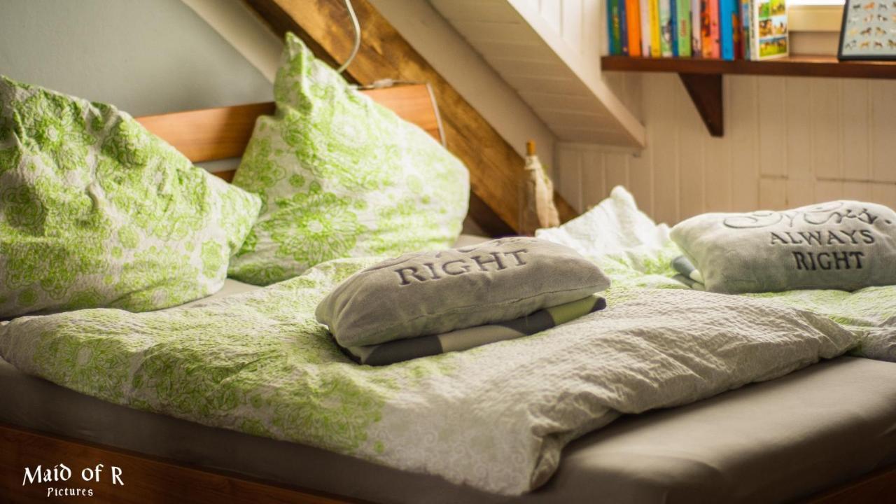 Hof Vierzehnender Im Hohen Venn - 70Qm Fachwerk-Studio - Grosses Wohn-Schlafzimmer Mit Dachterrasse Und Kaminofen - Separate Kueche - Perfekt Fuer Paare - Monschau - Eifel - Hunde Willkommen - Islandpferde Esterno foto