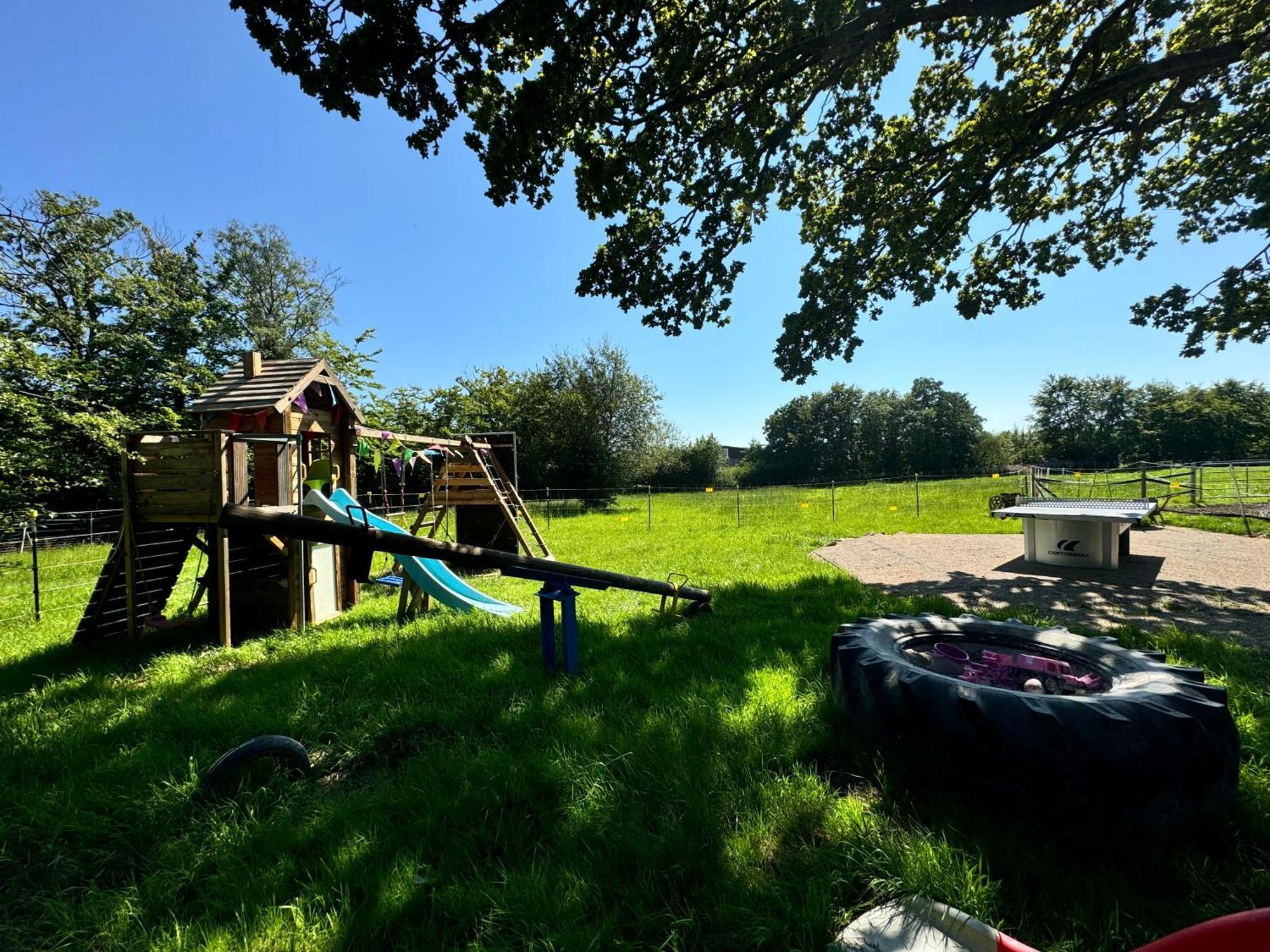 Hof Vierzehnender Im Hohen Venn - 70Qm Fachwerk-Studio - Grosses Wohn-Schlafzimmer Mit Dachterrasse Und Kaminofen - Separate Kueche - Perfekt Fuer Paare - Monschau - Eifel - Hunde Willkommen - Islandpferde Esterno foto