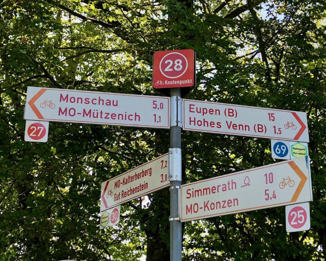 Hof Vierzehnender Im Hohen Venn - 70Qm Fachwerk-Studio - Grosses Wohn-Schlafzimmer Mit Dachterrasse Und Kaminofen - Separate Kueche - Perfekt Fuer Paare - Monschau - Eifel - Hunde Willkommen - Islandpferde Esterno foto